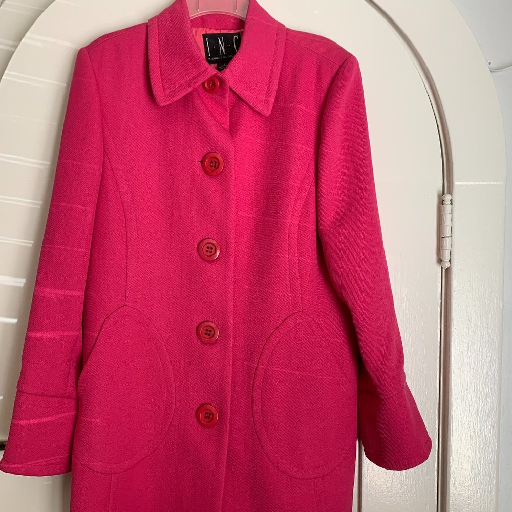 INC Pink Coat